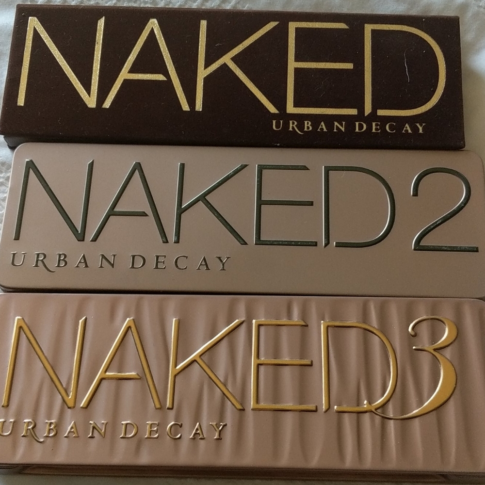 Urban Decay Naked pallets 1,2 and 3